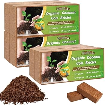 Amazon.com : ZeeDix 6 Pcs Coco Coir Brick for Plants, 100